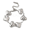 304 Stainless Steel Link Bracelets for Women LS-BJEW-Q041-01D-P-2