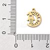 304 Stainless Steel Pendants STAS-R003-03G-03-3