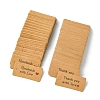 2 Sets 2 Styles Kraft Paper Word Printed Gift Tags CDIS-FS0001-20-1