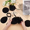 Fingerinspire Gothic Style  Fascinator DIY Kit DIY-FG0005-11-3