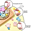 31Pcs 18 Styles Cartoon Animal Food Grade Eco-Friendly Silicone Beads SIL-YW0001-32-3