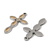 304 Stainless Steel Pendants STAS-T068-75GP-2