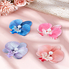 4Pcs 4 Colors Cloth Alligator Hair Clips PHAR-LP0002-32-3