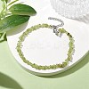 Natural Gemstone Beads Anklets AJEW-AN00583-09-4