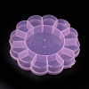 Flower Plastic Bead Storage Containers CON-Q023-21A-2