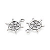 Tibetan Style Alloy Pendants TIBEP-T053-10AS-2
