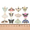 Alloy Enamel Pendants AL-CBAABEF-01-3