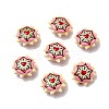 Baking Paint Glass Enamel Beads LAMP-K039-34I-1