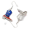 Independence Day Theme Alloy Enamel Dangle Earrings for Women EJEW-F335-01P-02-2
