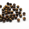 Round Natural Tiger Eye Beads G-Q450-05-1