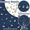 50Pcs Alloy Micro Pave Cubic Zirconia Charms FIND-PH0023-64G-4
