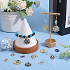 40Pcs 10 Styles Alloy Crystal Rhinestone Pendants FIND-SC0006-74-4