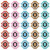 10Pcs 5 Colors Silicone Focal Beads SIL-CJ0001-57-1