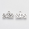 Tibetan Style Alloy Charms TIBE-T010-37AS-RS-2