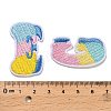 Letter A~Z Embroider Thread Cloth on/Sew On Patches PATC-K001-02-3