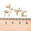 Christmas Theme Rack Plating Brass Pendants KK-M280-11C-G-3