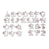 304 Stainless Steel Rhinestone Pendants Sets STAS-B123-03P-1