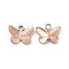 Ion Plating(IP) 304 Stainless Steel Charms STAS-C059-04RG-2