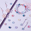 150Pcs 10 Colors Transparent Spray Painted Glass Beads GLAA-HY0001-15-5