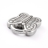 Non-Tarnish 304 Stainless Steel Pendants STAS-B005-04P-2