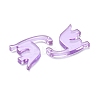 Transparent Acrylic Pendants TACR-M002-01D-2