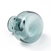 Miniature Glass Dried Flower Vase Ornaments GLAA-A006-01G-2