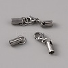 304 Stainless Steel Lobster Claw Clasps STAS-WH0044-06E-P-2
