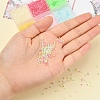 4800Pcs 6 Colors 12/0 Imitation Jade Glass Seed Beads SEED-YW0001-30-9