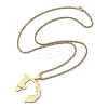 201 Stainless Steel Pendant Necklaces for Women LS-NJEW-U021-07G-4