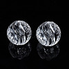 Transparent Acrylic Beads TACR-N009-34-2