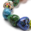 Handmade Lampwork Beads Strands LAMP-R145-10-3