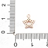 925 Sterling Silver Micro Pave Clear Cubic Zirconia Charms LS-STER-A034-02C-RG-3