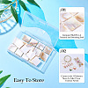 3Pcs 3 Styles Natural Shell Nail Art Display Board ODIS-TA0001-04-4