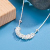 Brass Multiple Ring Pendant Necklaces for Women WG22367-01-4