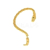 Alloy Snake Cuff Earrings for Girl Women Gift PW-WG93319-01-1
