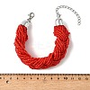 Glass Seed Multi-strand Bracelets BJEW-H204-01P-3