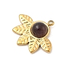 Natural Amethyst Pendants STAS-F312-01G-02-2