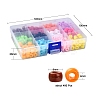 480Pcs 12 Colors Opaque Acrylic European Beads SACR-YW0001-42-4