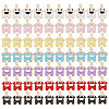 70Pcs 7 Colors Zinc Alloy Enamel Pendants FIND-CA0010-37-1