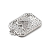 Brass Micro Pave Cubic Zirconia Pendants LS-KK-D283-30P-01-2