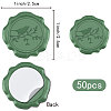 50Pcs Adhesive Wax Seal Stickers DIY-CP0010-53D-2