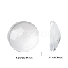 Transparent Glass Cabochons X-GGLA-R026-14mm-2