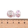 Transparent Glass European Beads GPDL-N004-D14mm-A02-3