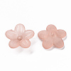 Frosted Acrylic Bead Caps MACR-S371-08A-763-2