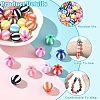 30Pcs Strip Opaque Acrylic Beads SACR-YW0002-01-5