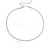 304 Stainless Steel Snake Chain Necklaces for Women WG80FEF-33-3