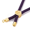 Nylon Cords Bracelet Makings Fit for Connector Charms AJEW-P116-01G-28-3