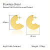 Minimalist Chic Geometric 304 Stainless Steel Stud Earrings for Women GH0189-3-1