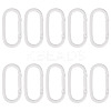 10Pcs Alloy Spring Gate Rings FIND-TA0009-25G-1