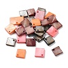 Natural Freshwater Shell Dyed Pendants SHEL-D082-17A-1